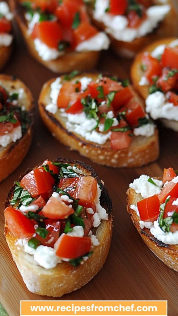 Best Bruschetta and Goat Cheese Recipe