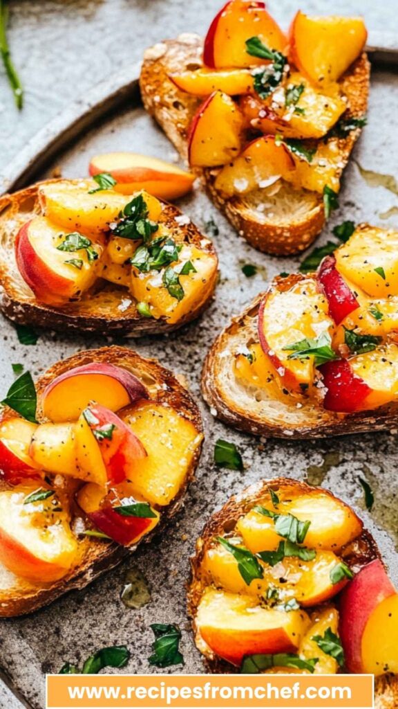 Best Peach Bruschetta Recipe