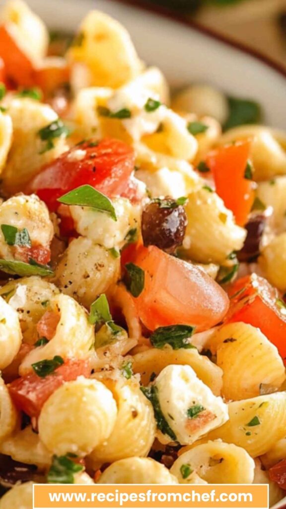 Bruschetta Pasta Salad Copycat Recipe