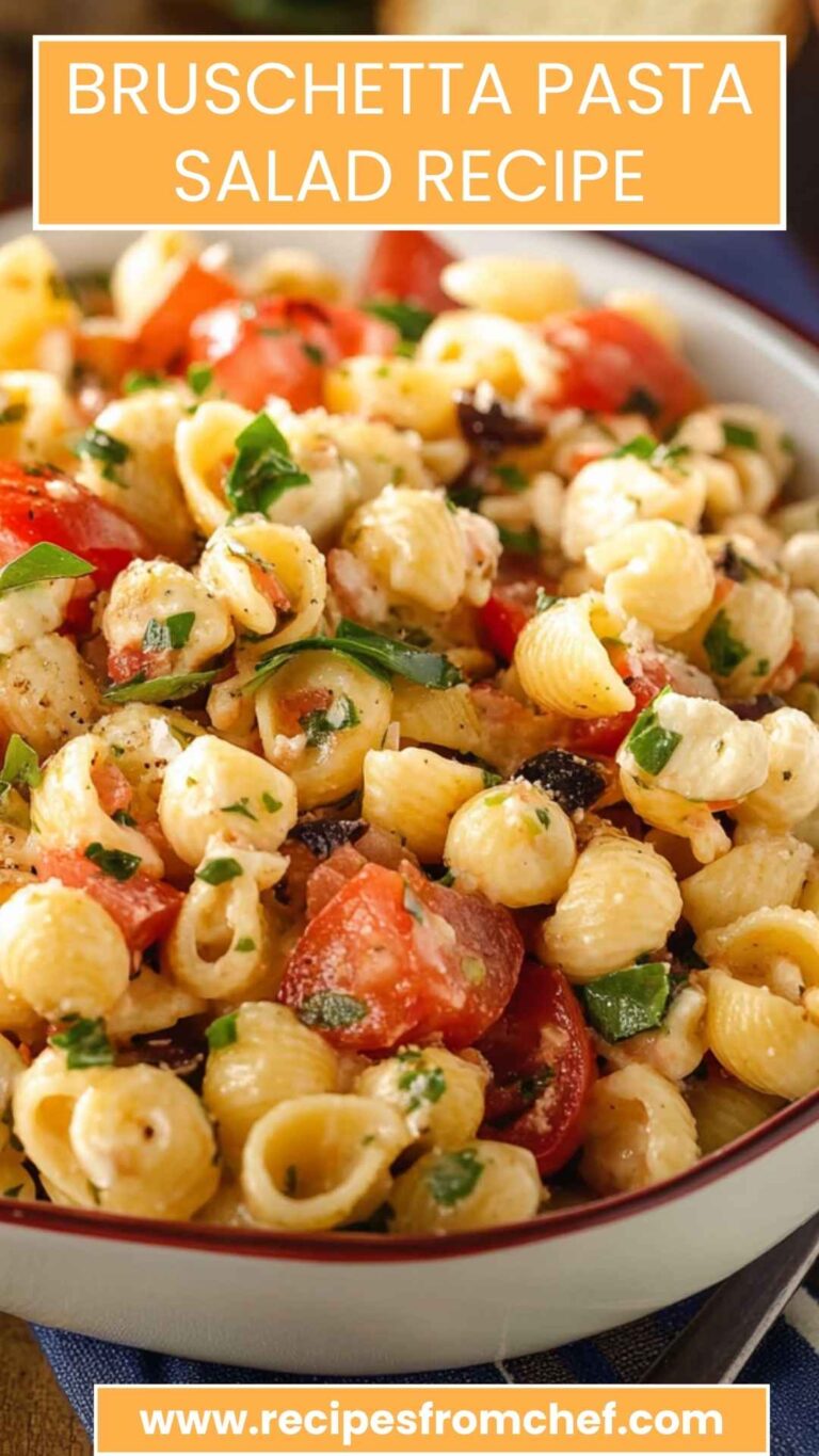 Bruschetta Pasta Salad Recipe – Recipes From Chef
