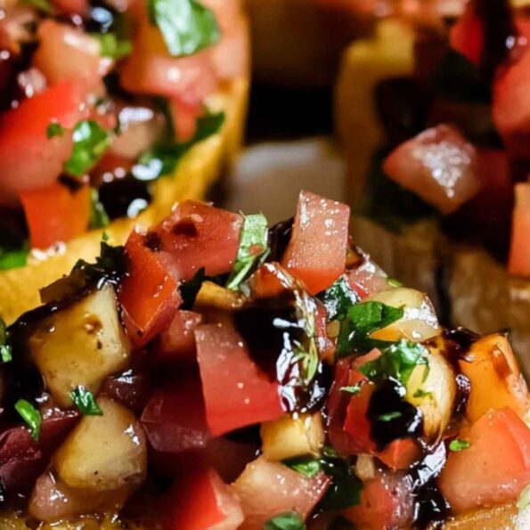 Bruschetta Recipe with Balsamic Glaze