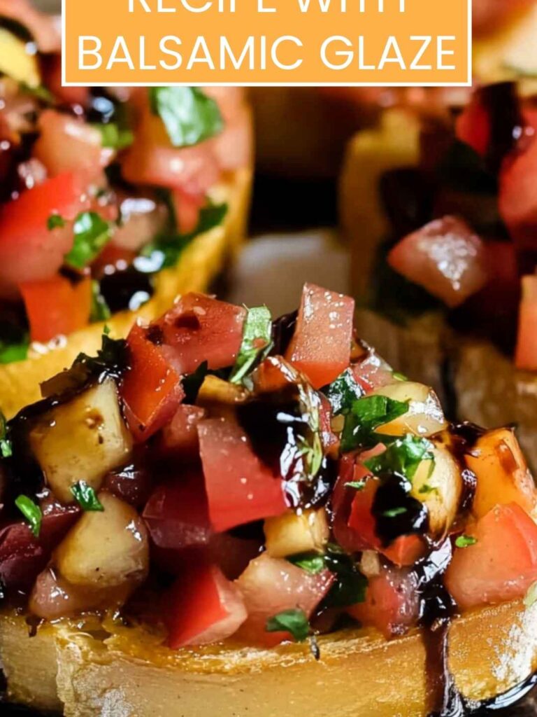 Bruschetta Recipe with Balsamic Glaze