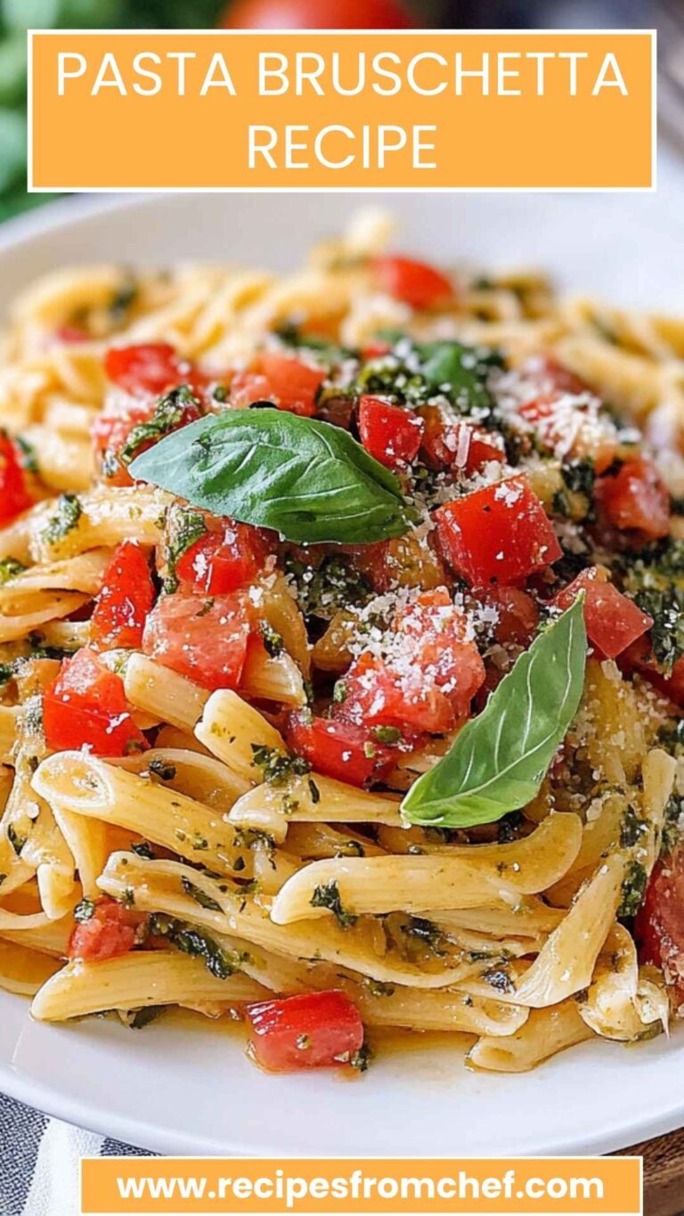 Pasta Bruschetta Recipe – Recipes From Chef