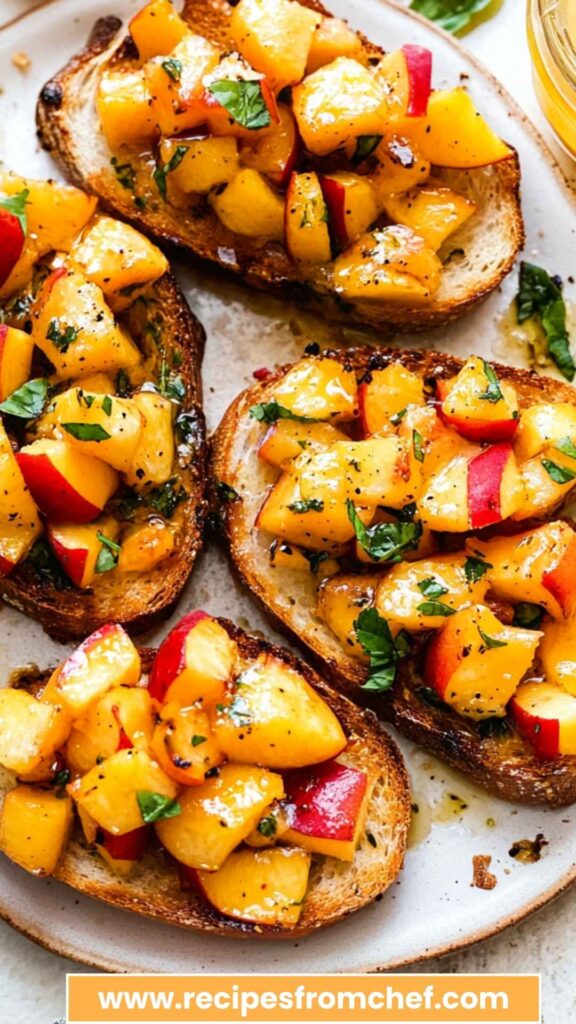 Peach Bruschetta Copycat Recipe