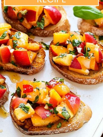 Peach Bruschetta Recipe