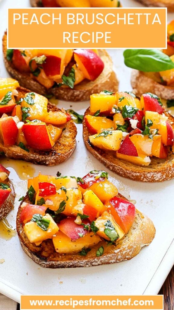 Peach Bruschetta Recipe