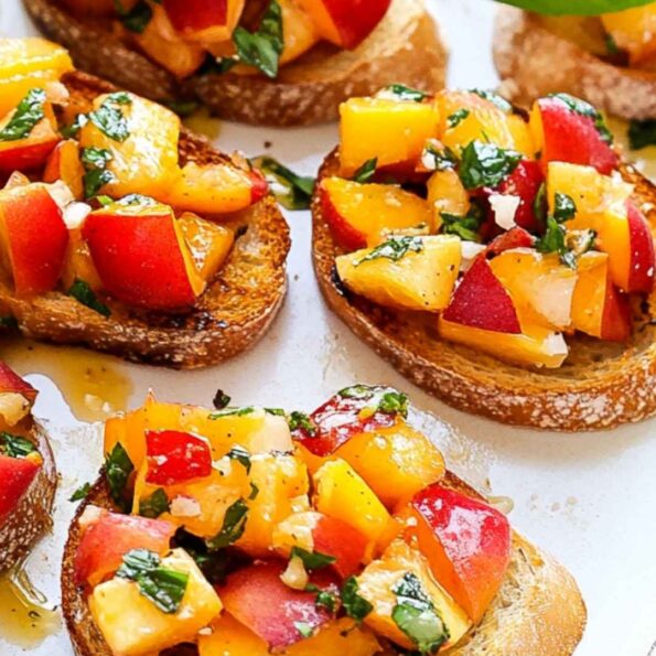 Peach Bruschetta Recipe