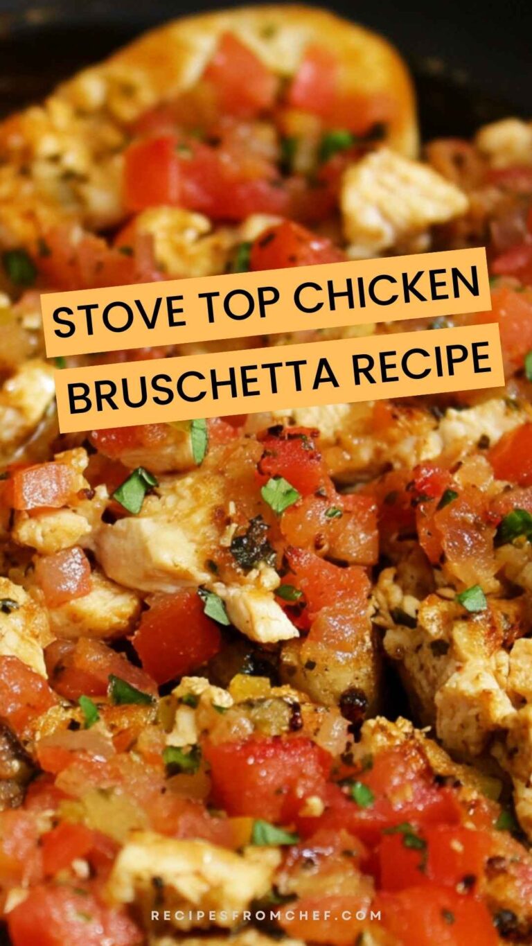Stove Top Chicken Bruschetta Recipe – Recipes From Chef