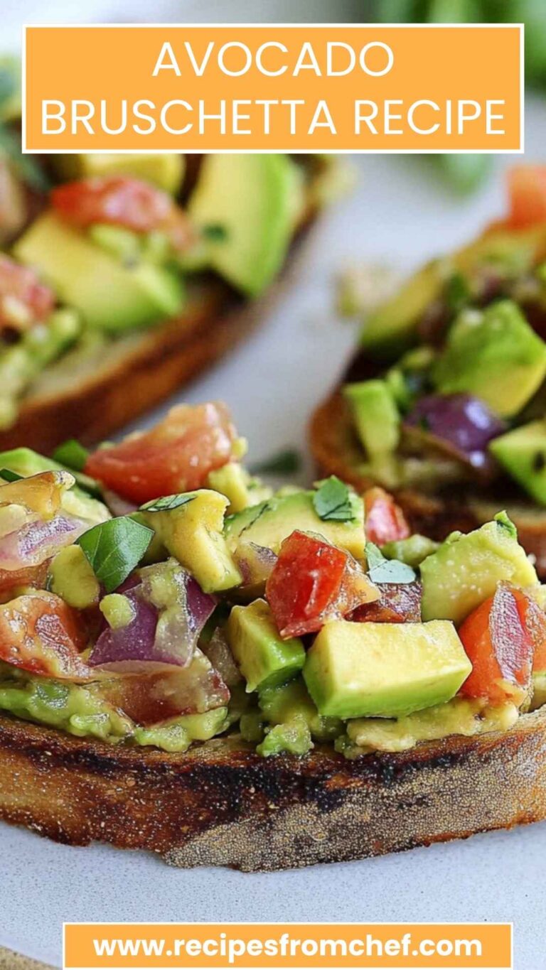 Avocado Bruschetta Recipe – Recipes From Chef