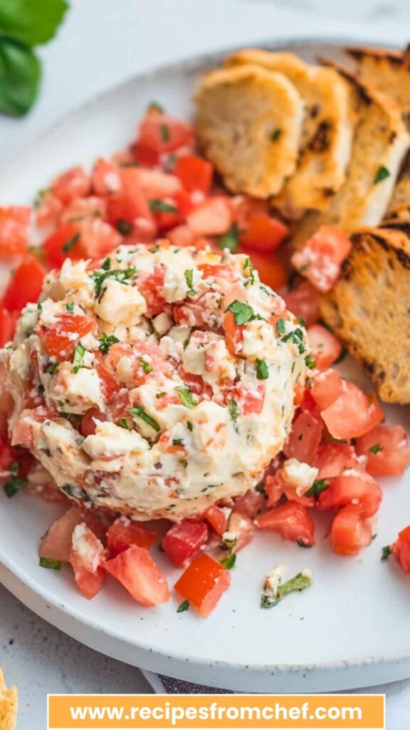 Best Bruschetta Cheese Ball Recipe