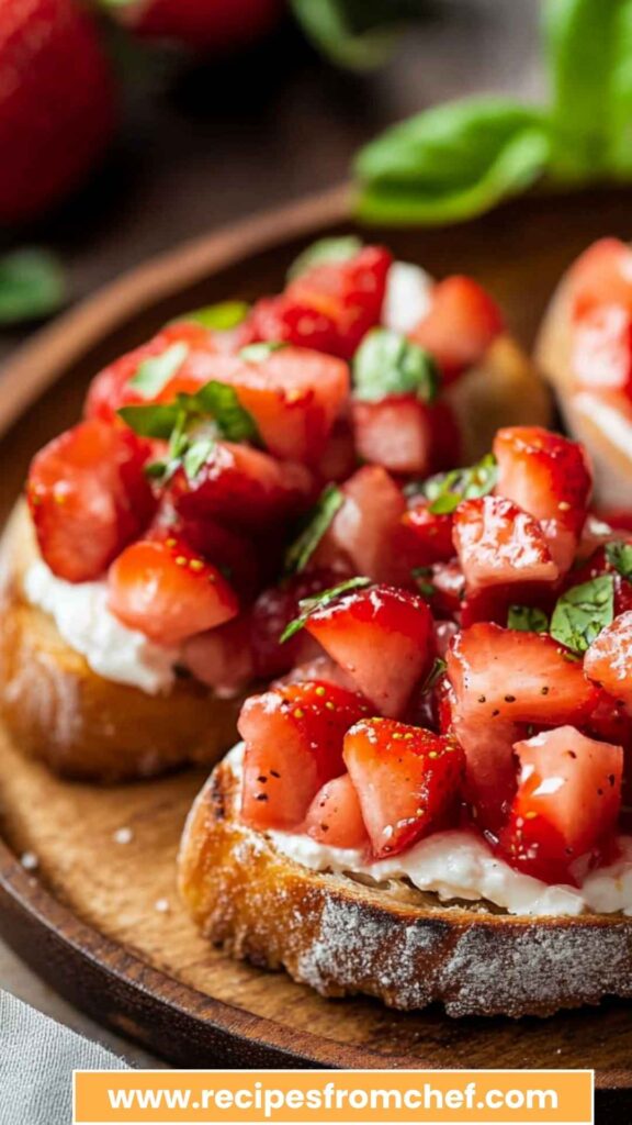 Best Strawberry Bruschetta Recipe