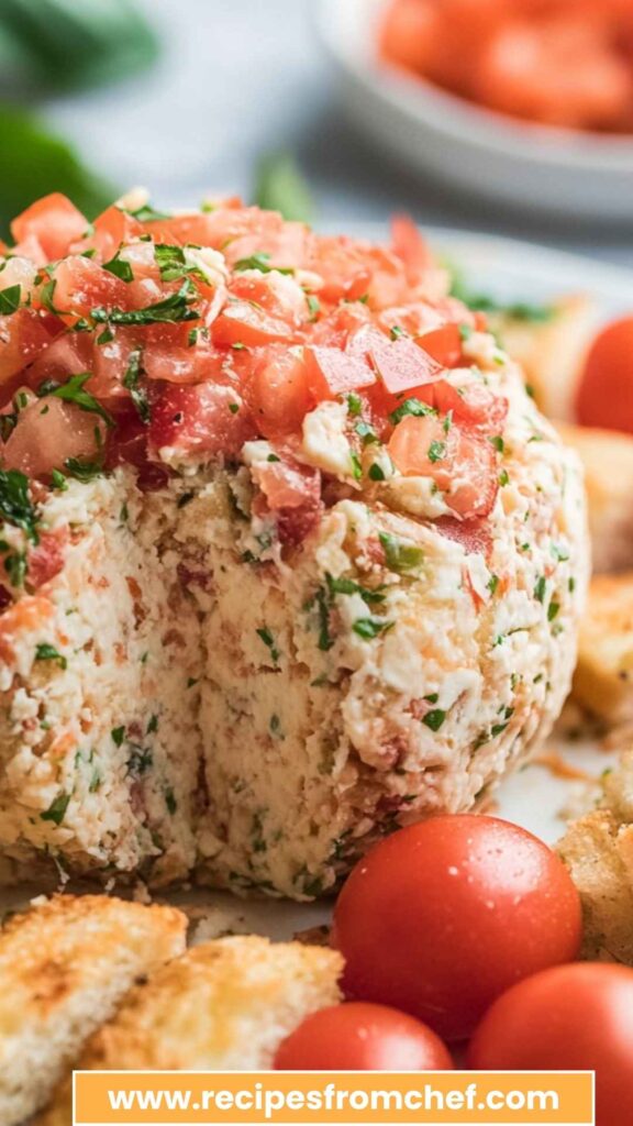 Bruschetta Cheese Ball Copycat Recipe