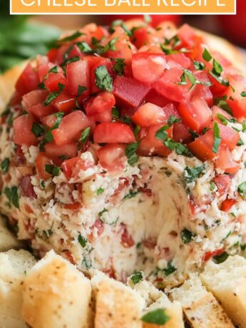 Bruschetta Cheese Ball Recipe