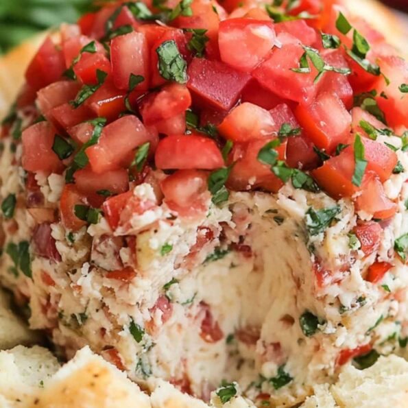 Bruschetta Cheese Ball Recipe