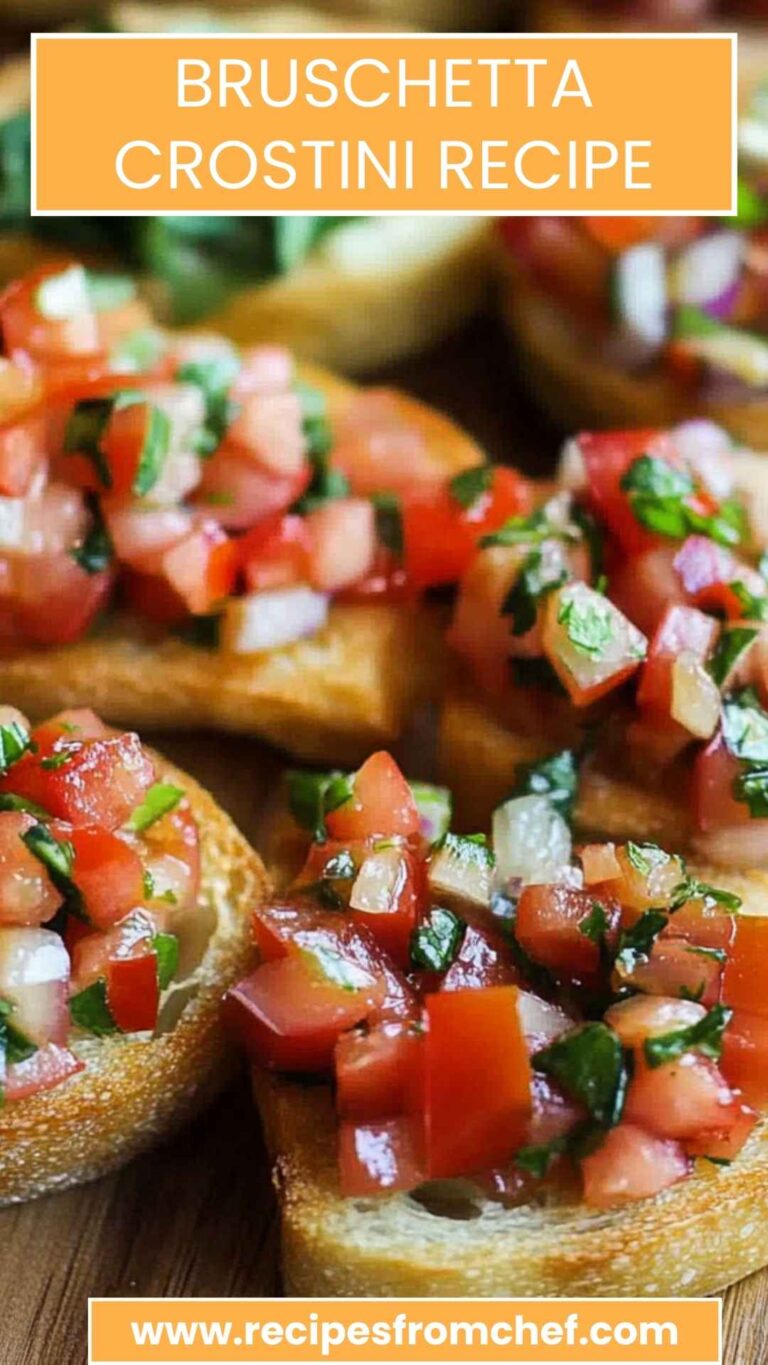 Bruschetta Crostini Recipe – Recipes From Chef