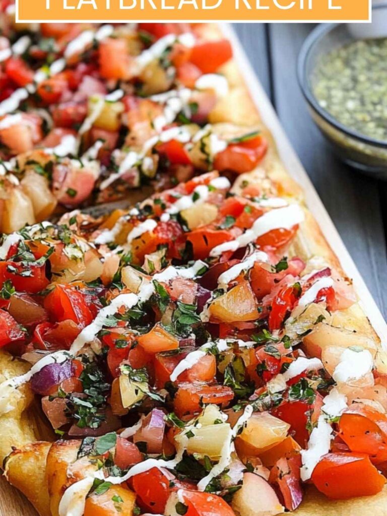 Bruschetta Flatbread Recipe