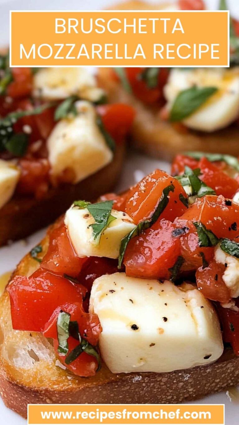 Bruschetta Mozzarella Recipe – Recipes From Chef