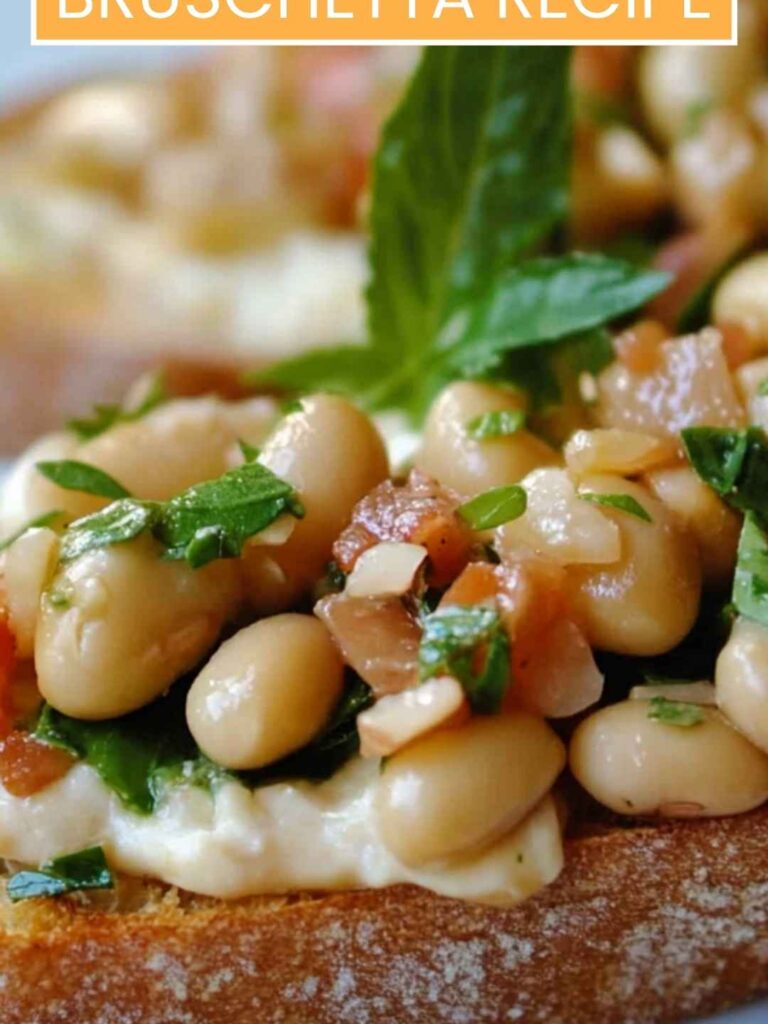 Cannellini Bean Bruschetta Recipe