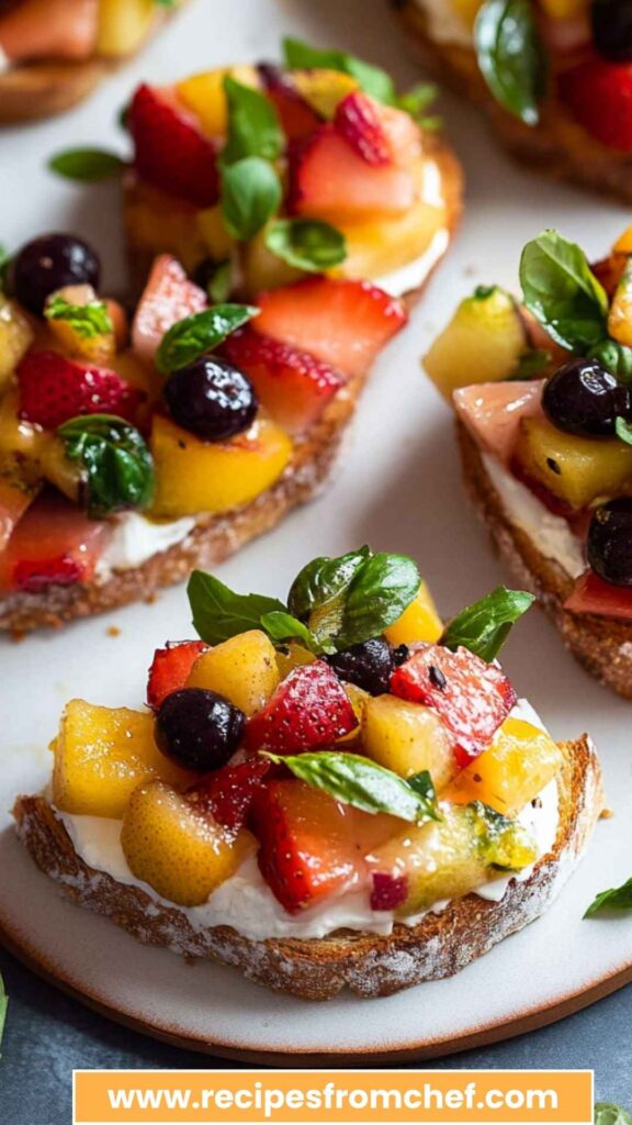 Best Fruit Bruschetta Recipe