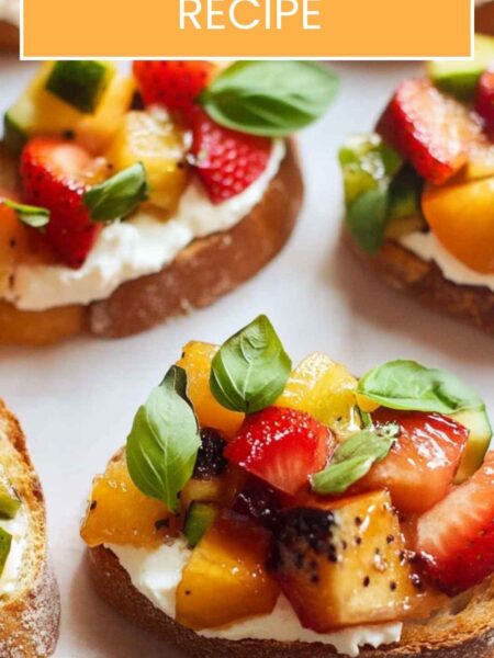 Fruit Bruschetta Recipe