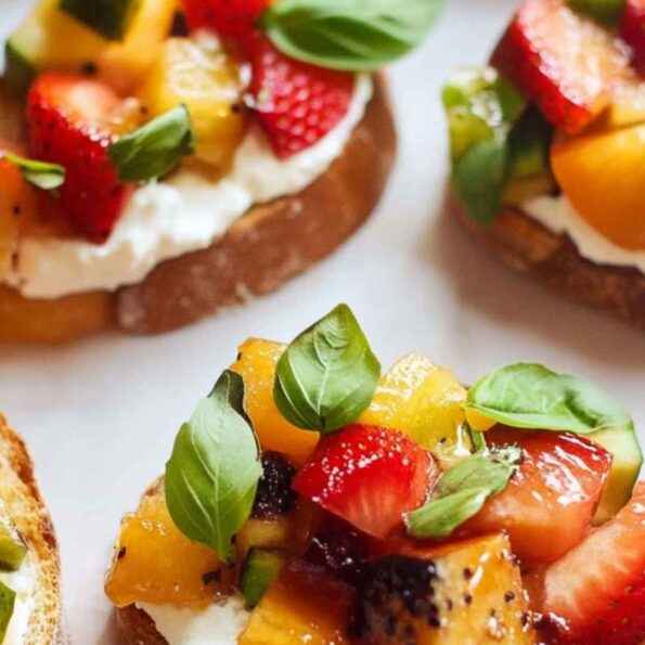 Fruit Bruschetta Recipe