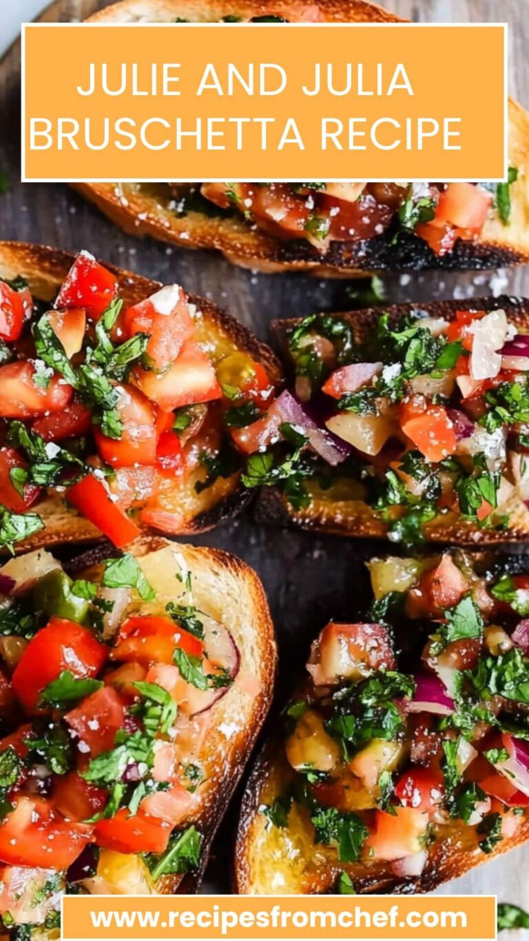 Julie and Julia Bruschetta Recipe – Recipes From Chef
