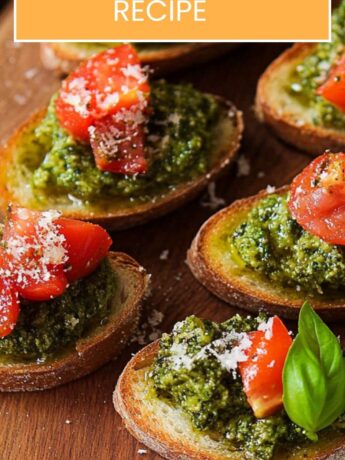 Pesto Bruschetta Recipe