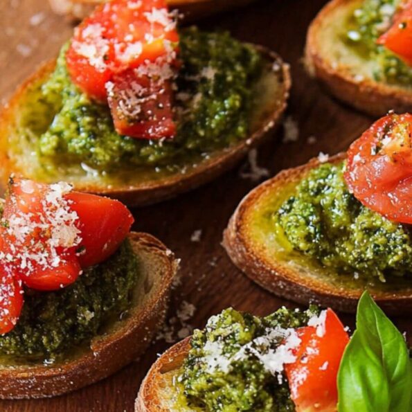 Pesto Bruschetta Recipe