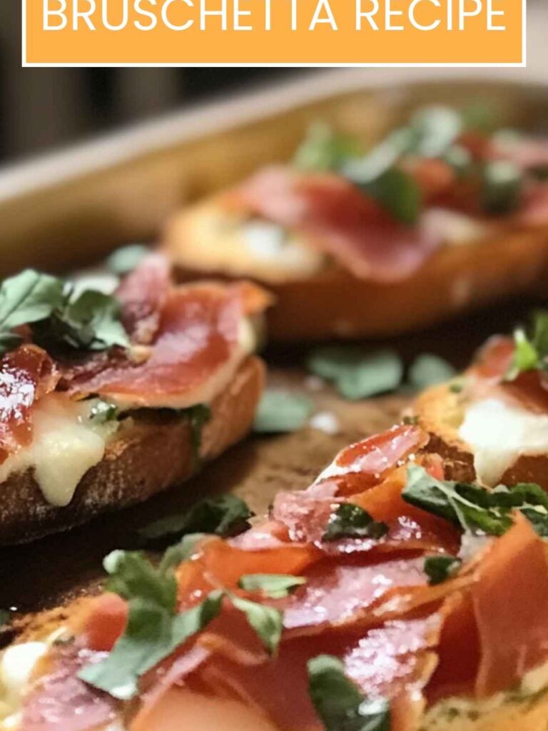 Prosciutto Bruschetta Recipe