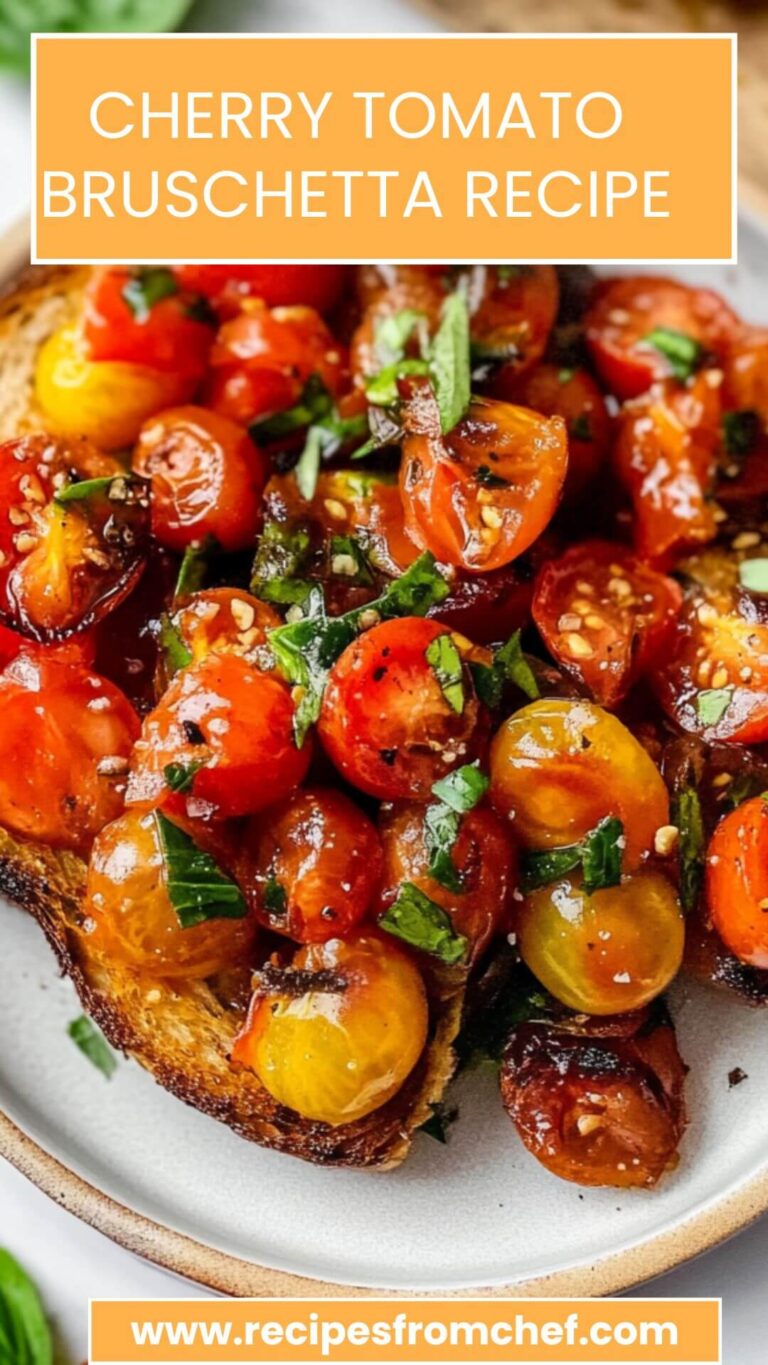 Cherry Tomato Bruschetta Recipe – Recipes From Chef