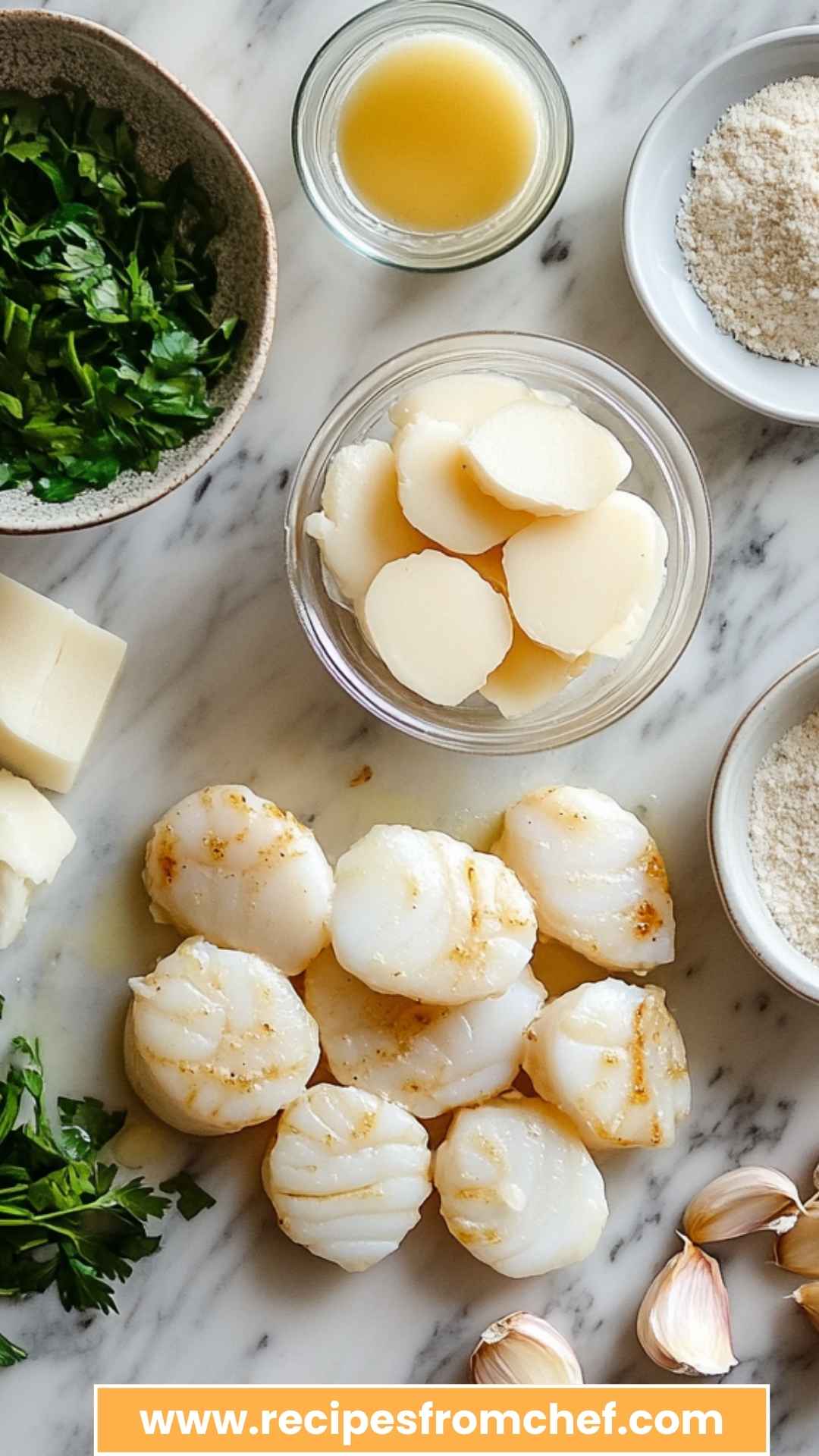 Garlic Butter Scallops Copycat Recipe