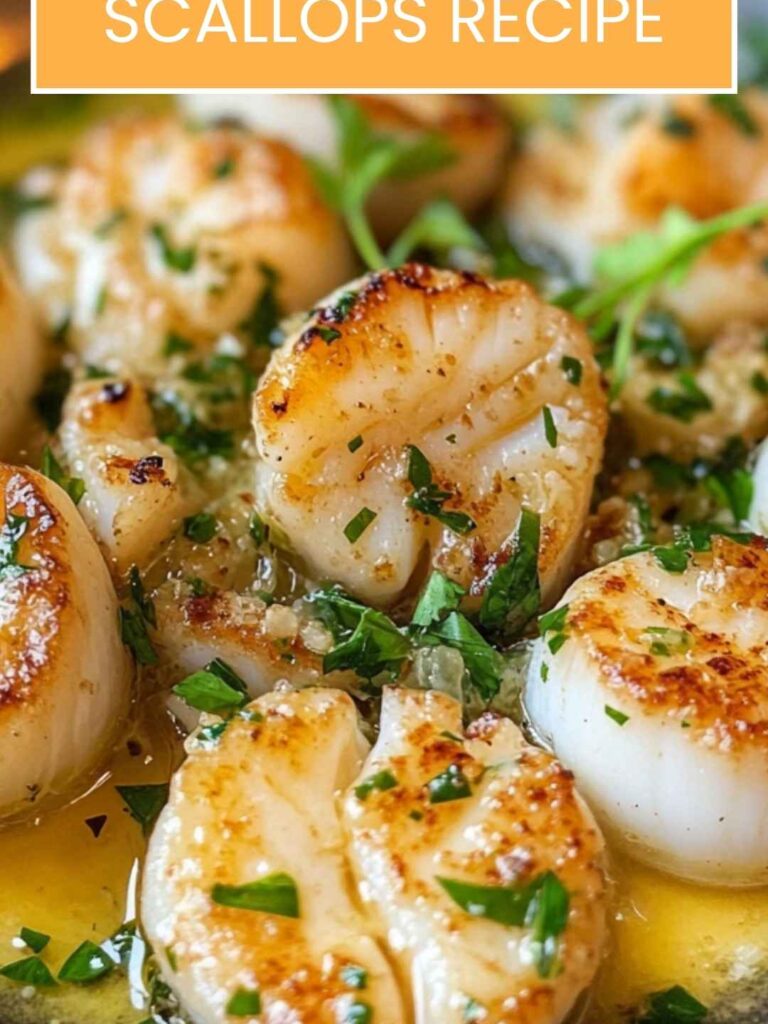 Garlic Butter Scallops Recipe