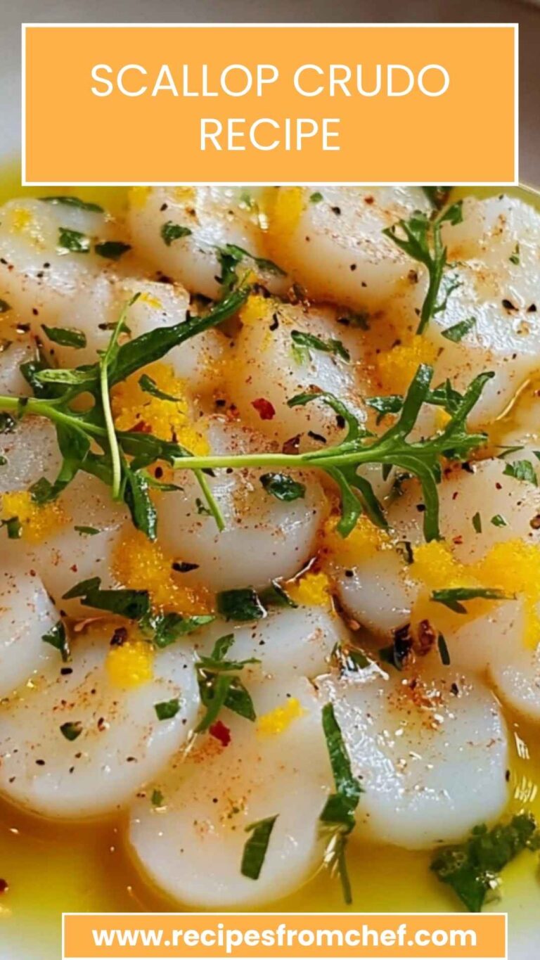 Scallop Crudo Recipe – Recipes From Chef