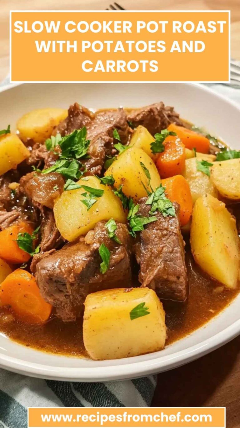 Slow Cooker Pot Roast with Potatoes and Carrots – Recipes From Chef