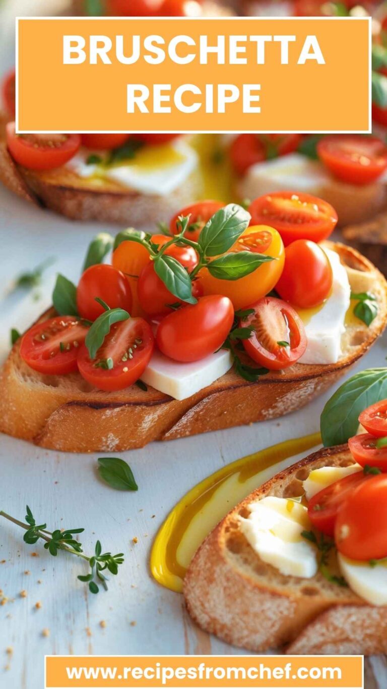 Bruschetta Recipe – Recipes From Chef