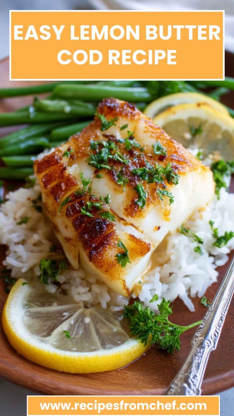 Easy Lemon Butter Cod Recipe – Recipes From Chef