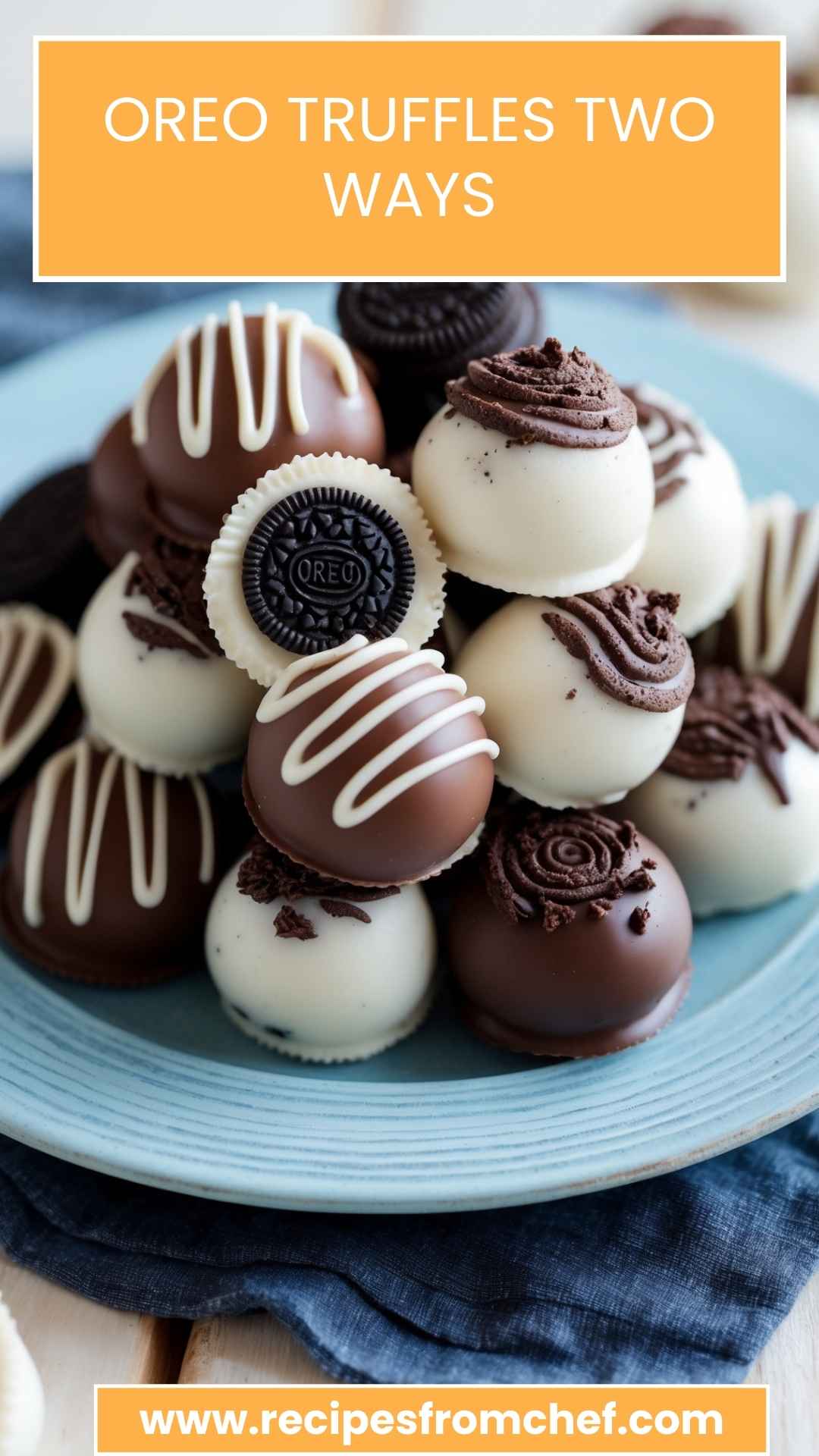Oreo Truffles Two Ways