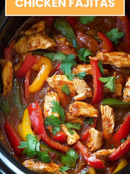Slow Cooker Chicken Fajitas