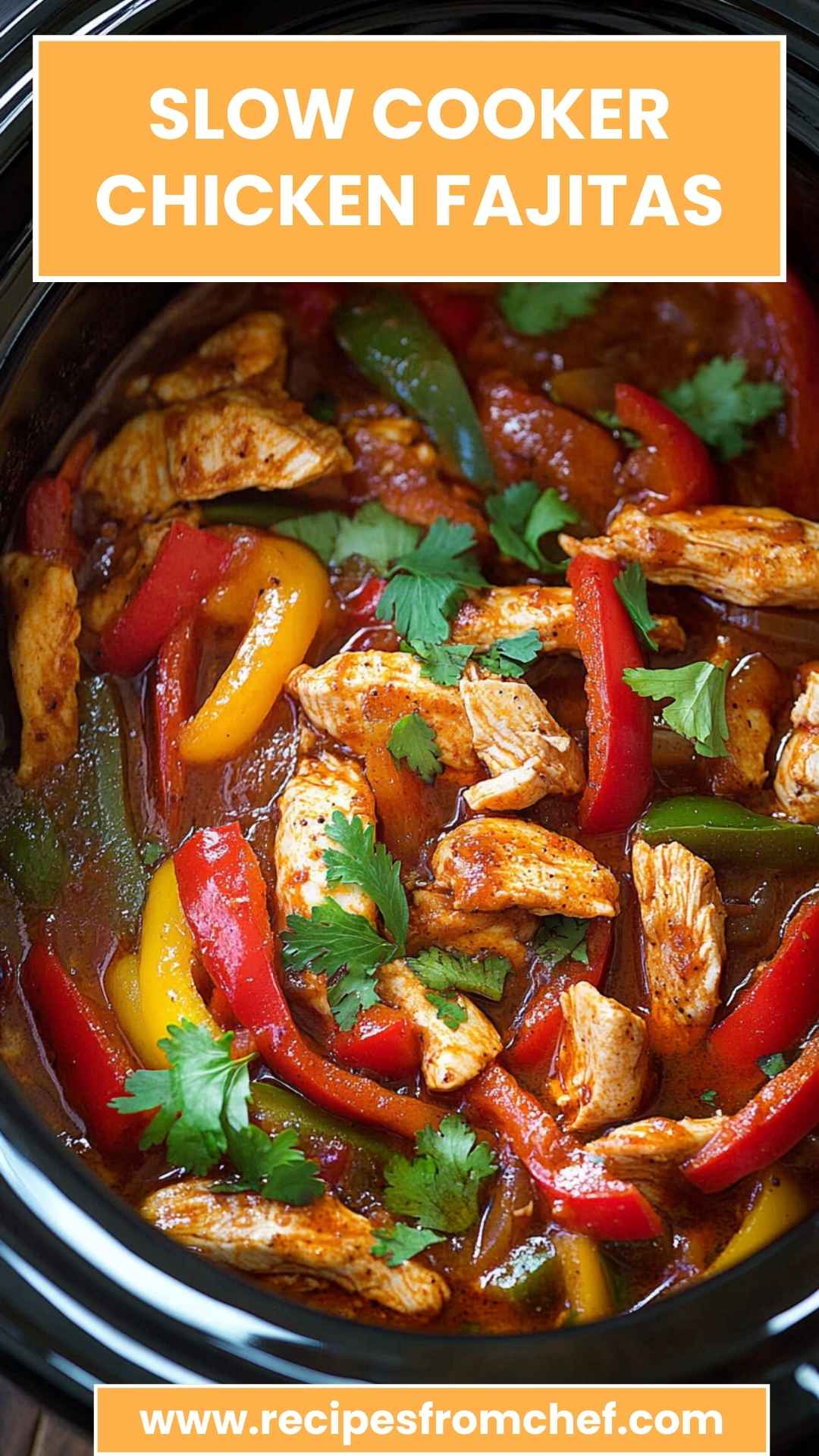 Slow Cooker Chicken Fajitas Slow Cooker Chicken Fajitas