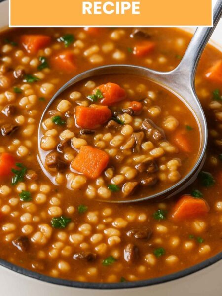Beef Barley Soup Recipe