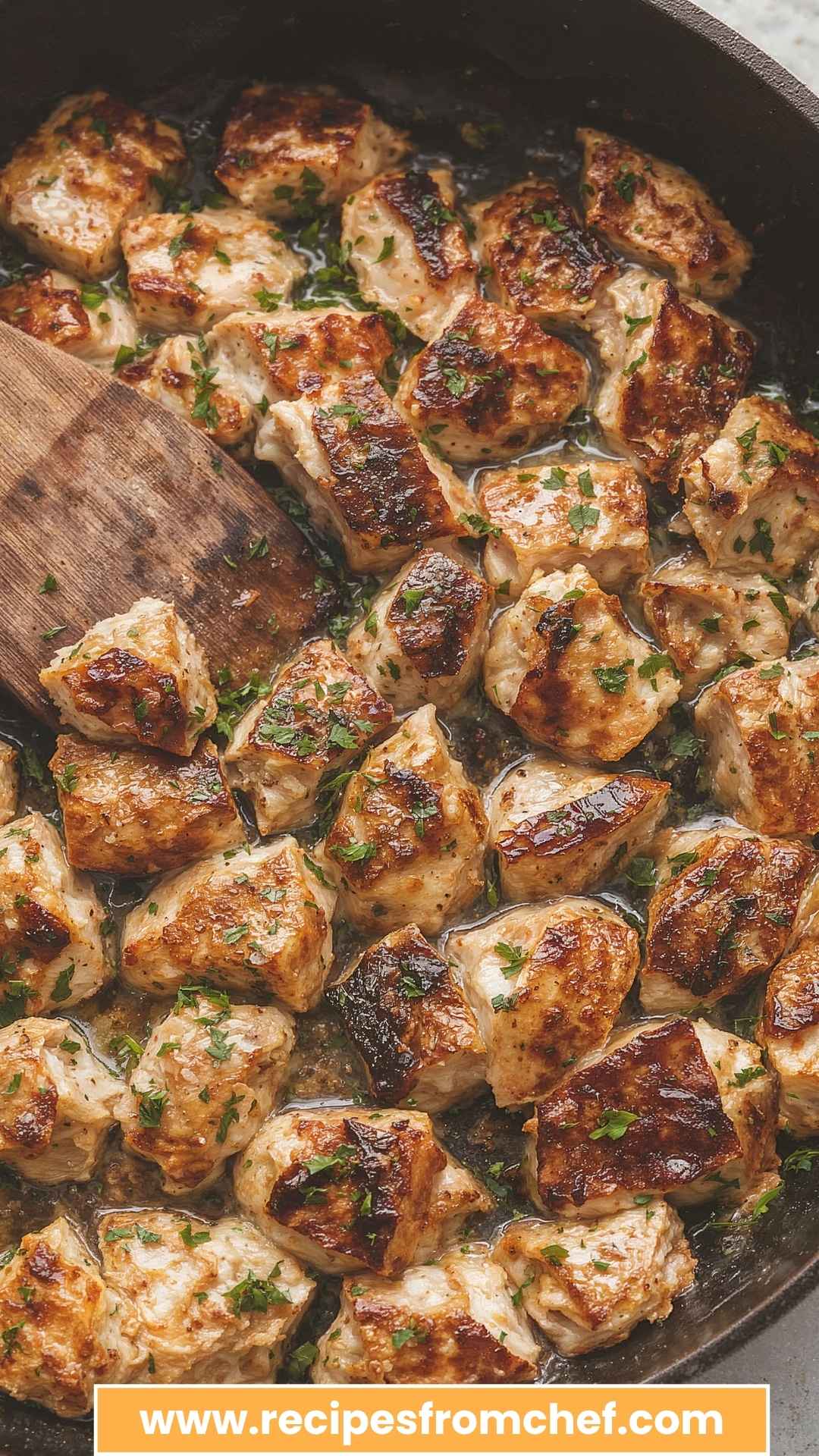 Best Garlic Butter Chicken Bites Recipe