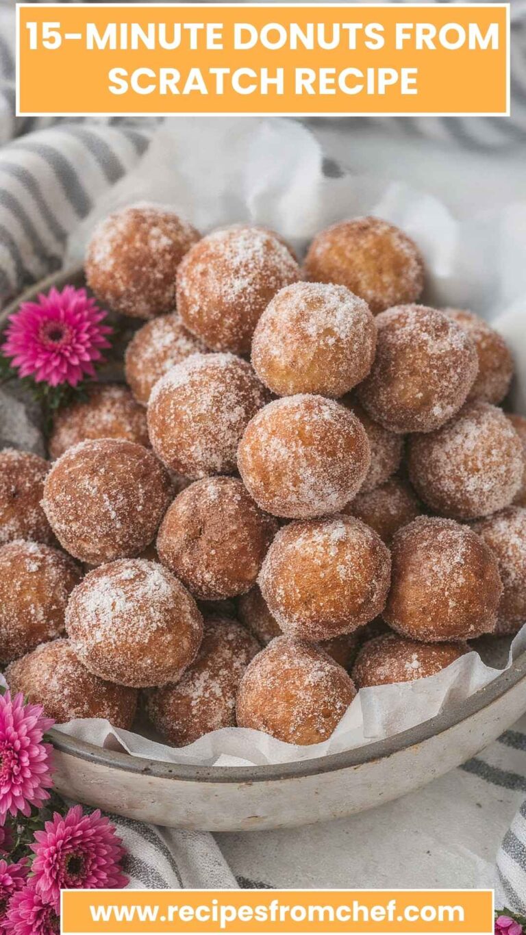 15-Minute Donuts From Scratch Recipe – Recipes From Chef
