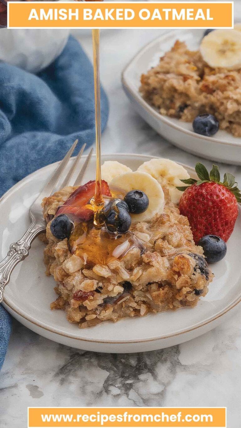 Amish Baked Oatmeal – Recipes From Chef
