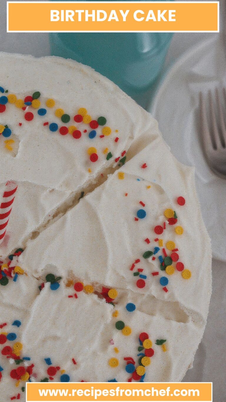 Birthday Cake – Recipes From Chef