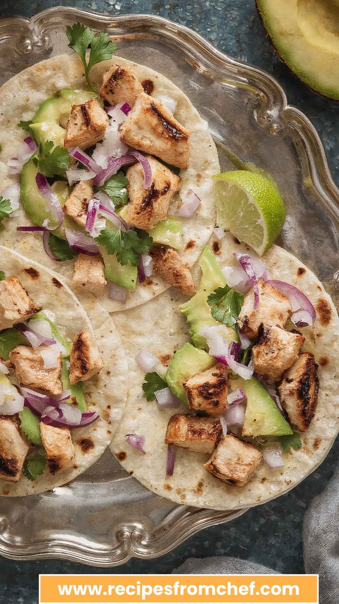 How to Make Grilled Chicken and Avocado Street Tacos