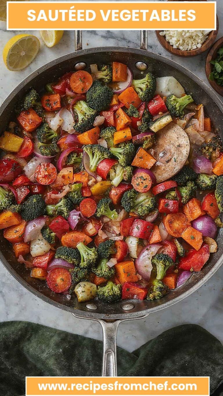 Sautéed Vegetables – Recipes From Chef
