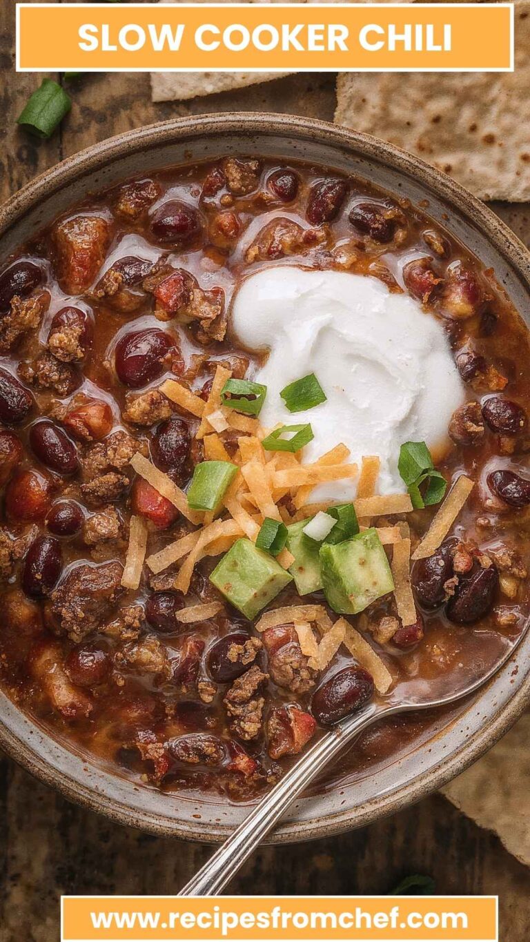 Slow Cooker Chili – Recipes From Chef