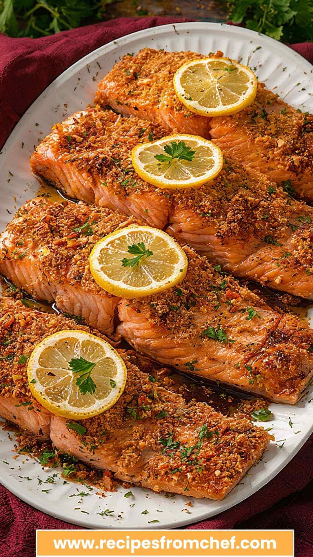 Best Baked Parmesan Crusted Salmon Best Baked Parmesan Crusted Salmon