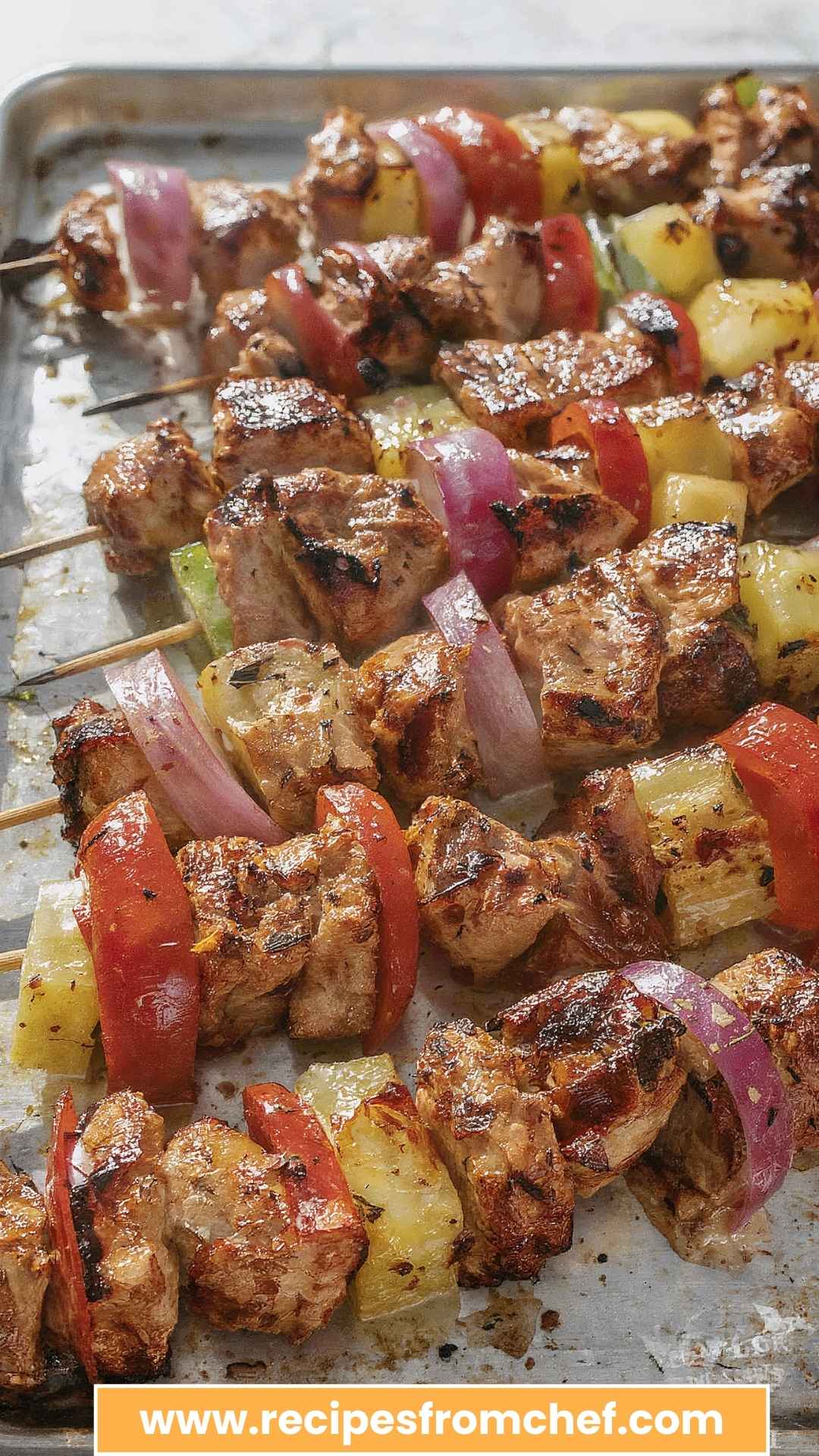 Best Hawaiian Chicken Kebabs Best Hawaiian Chicken Kebabs