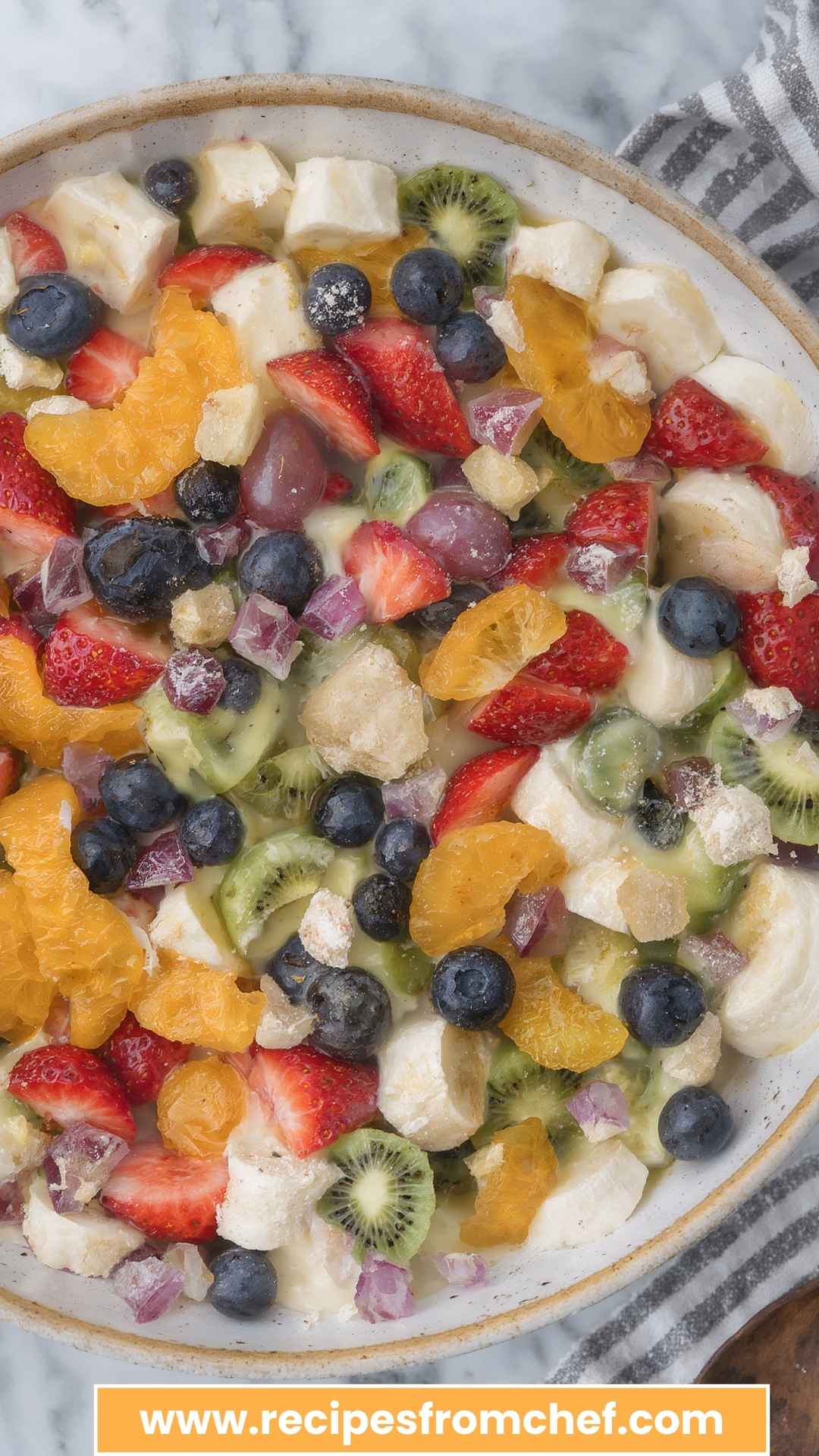 Best Honey Lime Rainbow Fruit Salad
